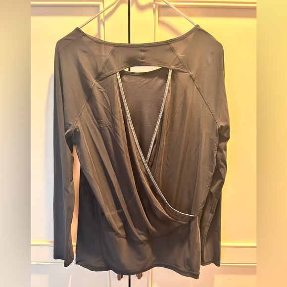 Lululemon Athletica Black Long Sleeve Blouse - Picture 2 of 4
